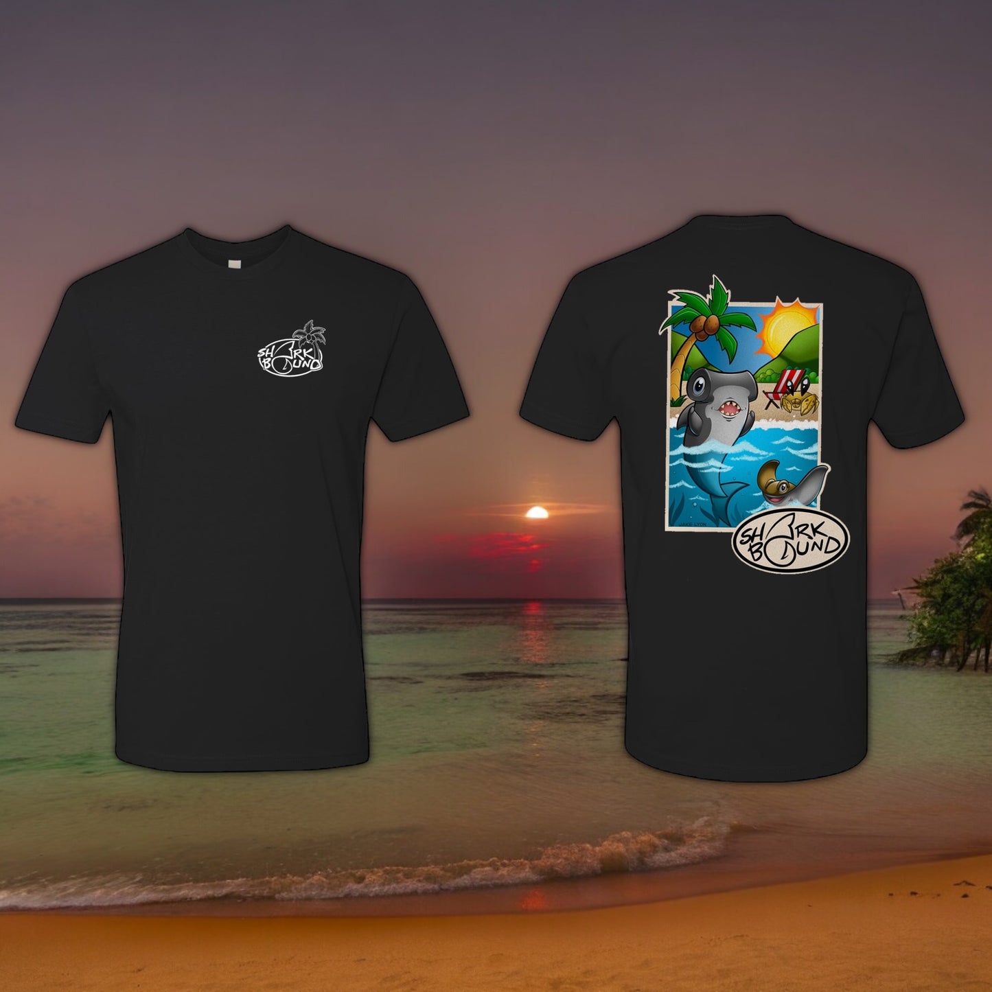 Shark Beach T-shirts